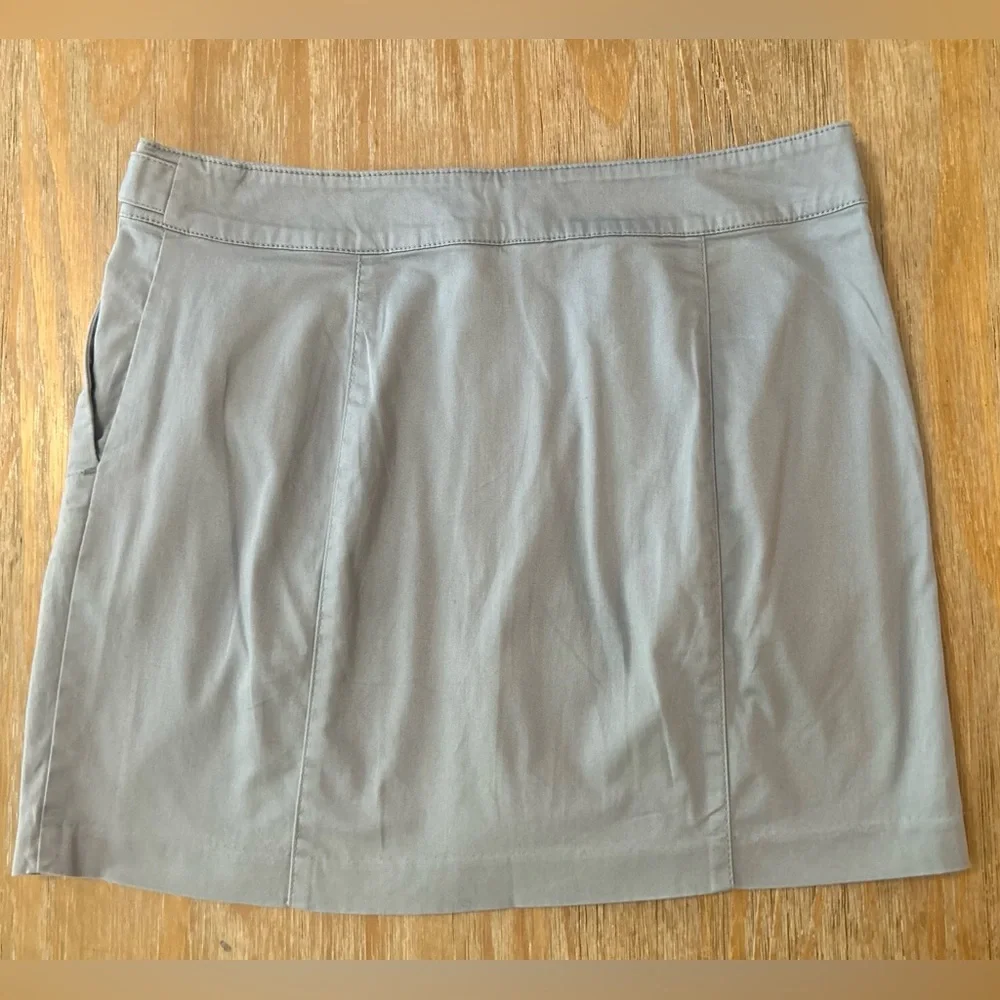 Gap Grey Linen Mini Skirt - Picture 5 of 5